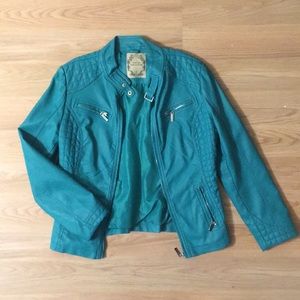 Downtown coalition leather jacket